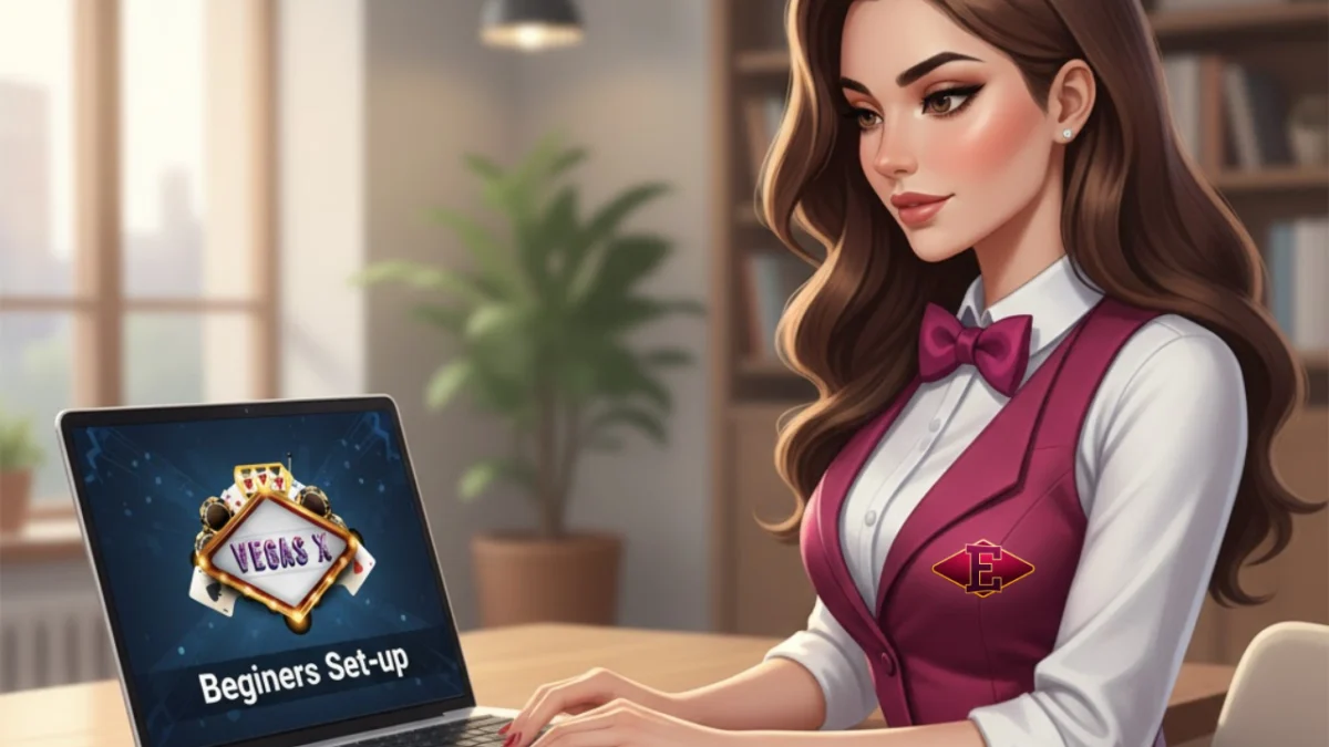 Vegas X New Player Setup & Menu Navigation