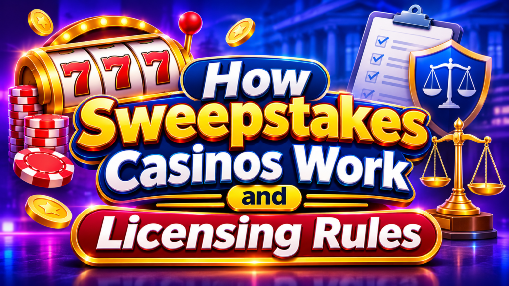 How Sweepstakes Casinos Work and Licensing Rules