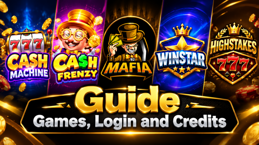 Cash Machine, Cash Frenzy, Mafia, Winstar and Highstakes 777 Guide